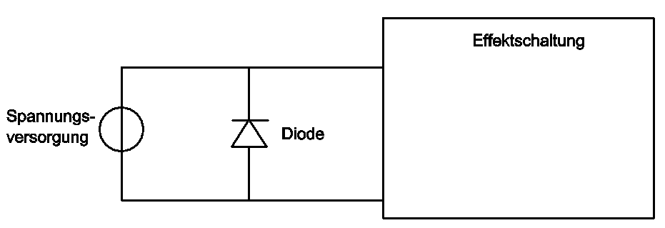 1N4002 Diode Verpolschutz