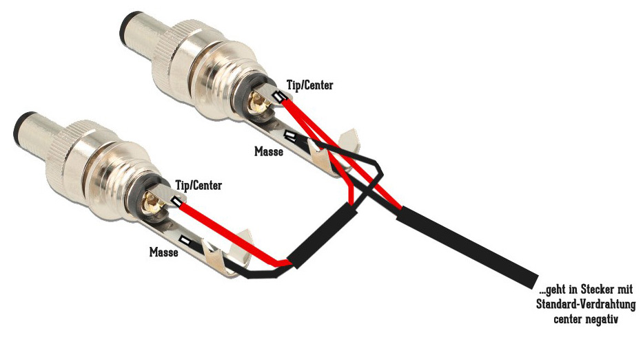 dc cable - diy - current doubler